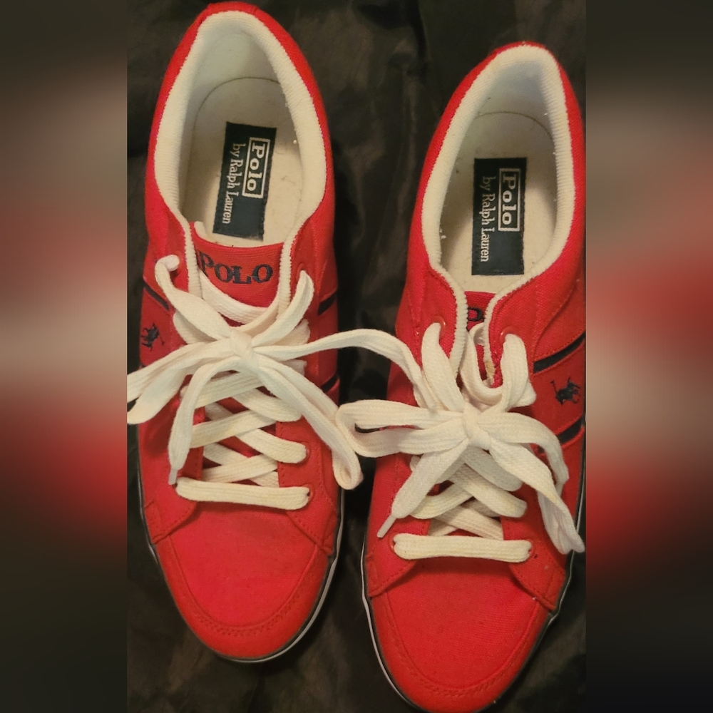 Polo by Ralph Lauren Red Sneakers